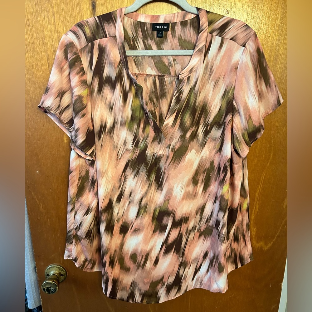 Torrid Multi Color Blouse